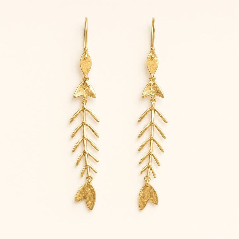 Aretes Espina de Pescado