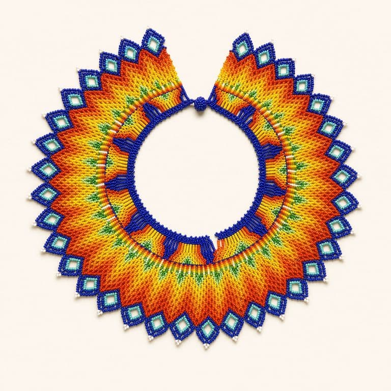Collar de chaquiras Mandala